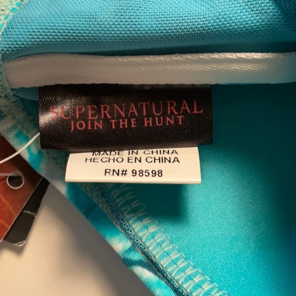 B6 Hot Topic Supernatural Bikini Top XS and S with Adjustable Tie Back Straps - Picture 4 of 6